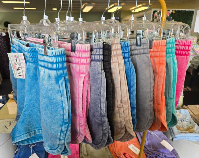 Acid Wash Shorts- 12 Colors!