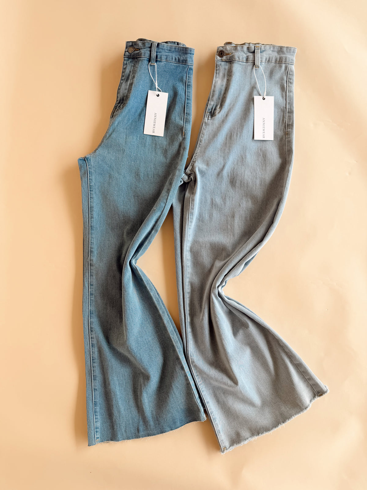 Stretch Wide Leg Denim - 2 Colors