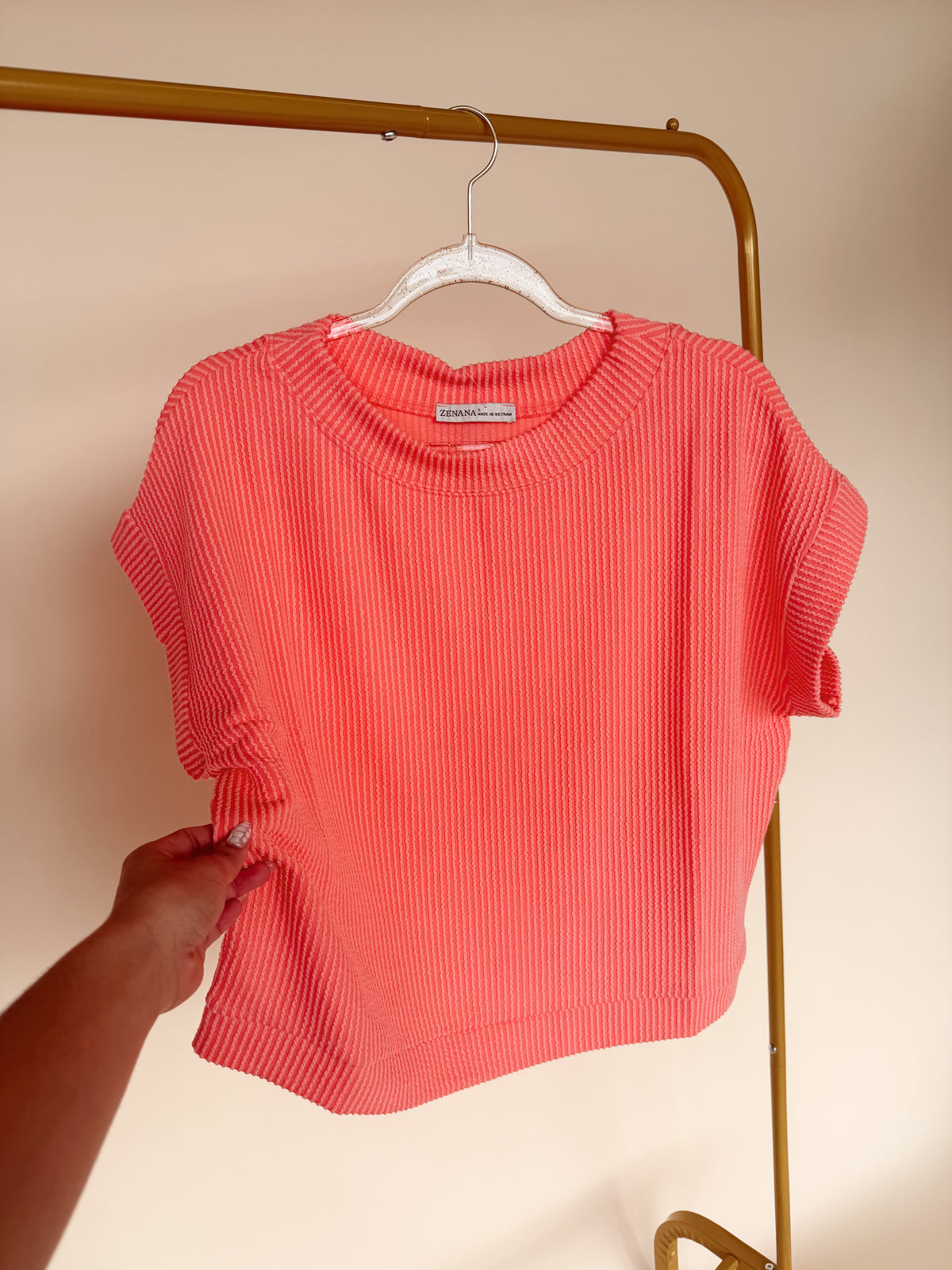 Ribbed Tee - 3 Colors!