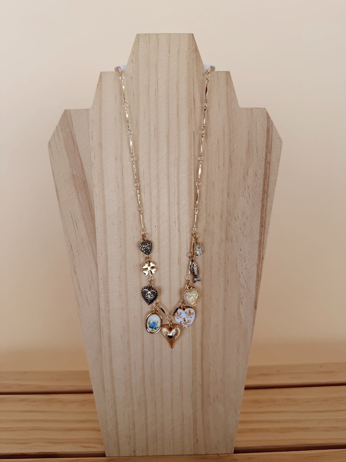 Porcelain Charm Fish Necklace