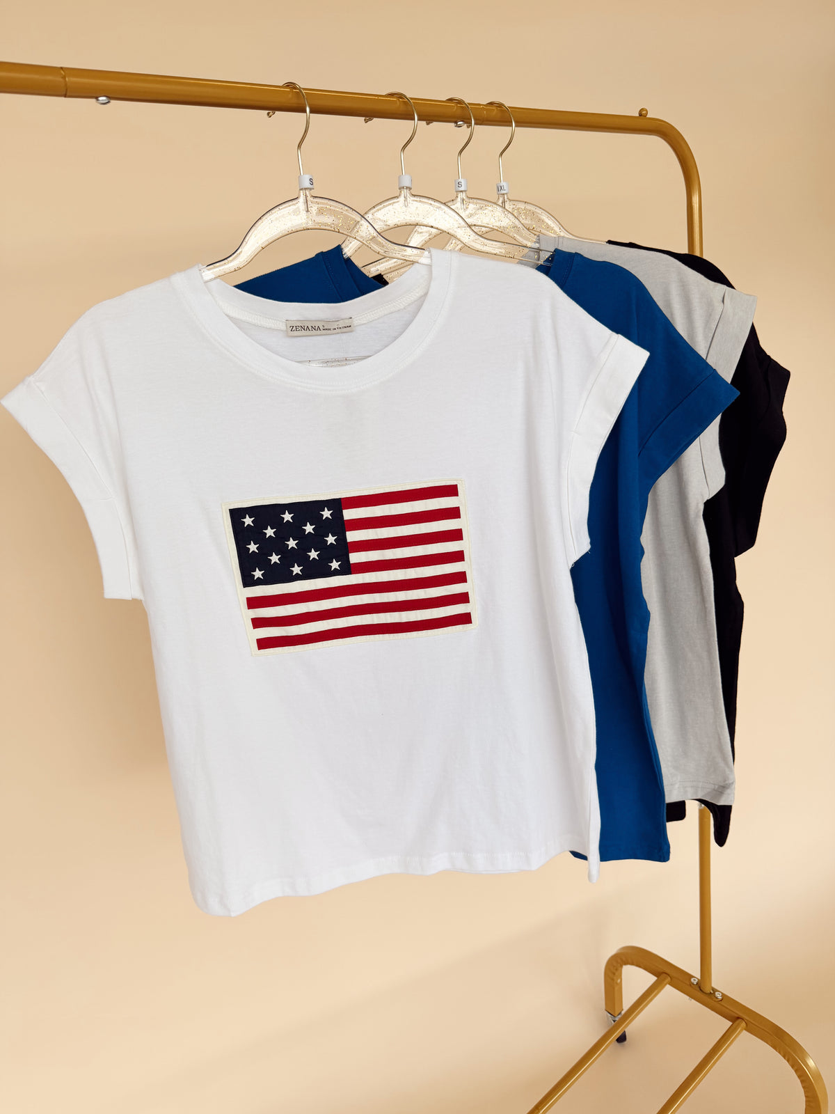 USA Flag Tee - 4 Colors!