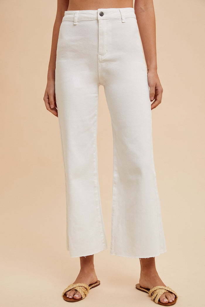 Stretch Wide Leg Denim Jean - 10 Colors