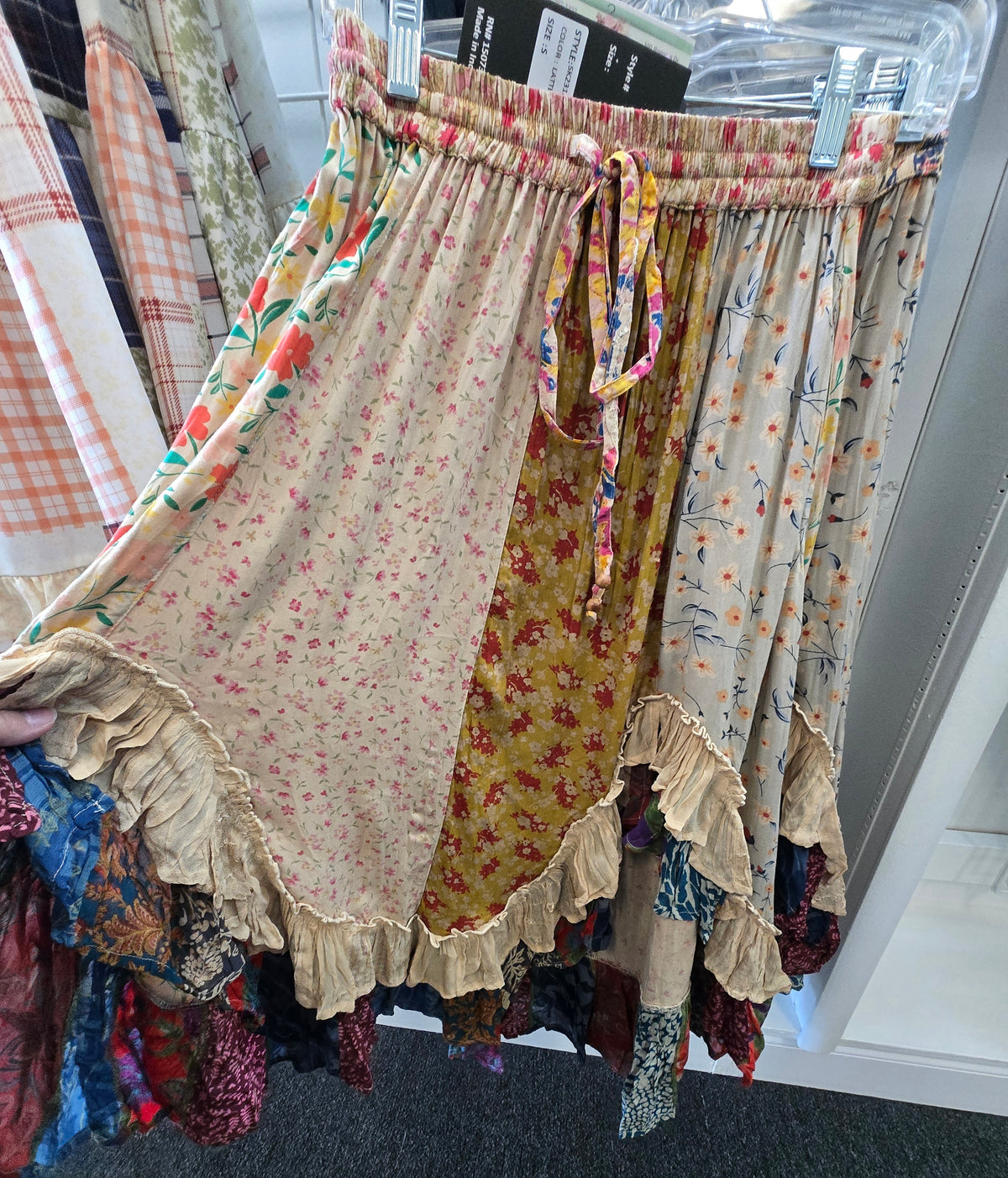 Patchwork Skirt Latte