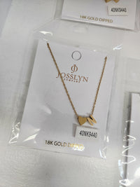 Initial Necklaces in Gold