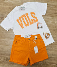 Curvy Vols Polka Dot Tee