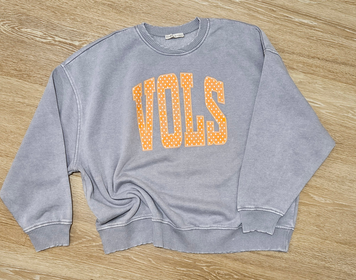 Curvy VOLS Polka Dot Sleet SS
