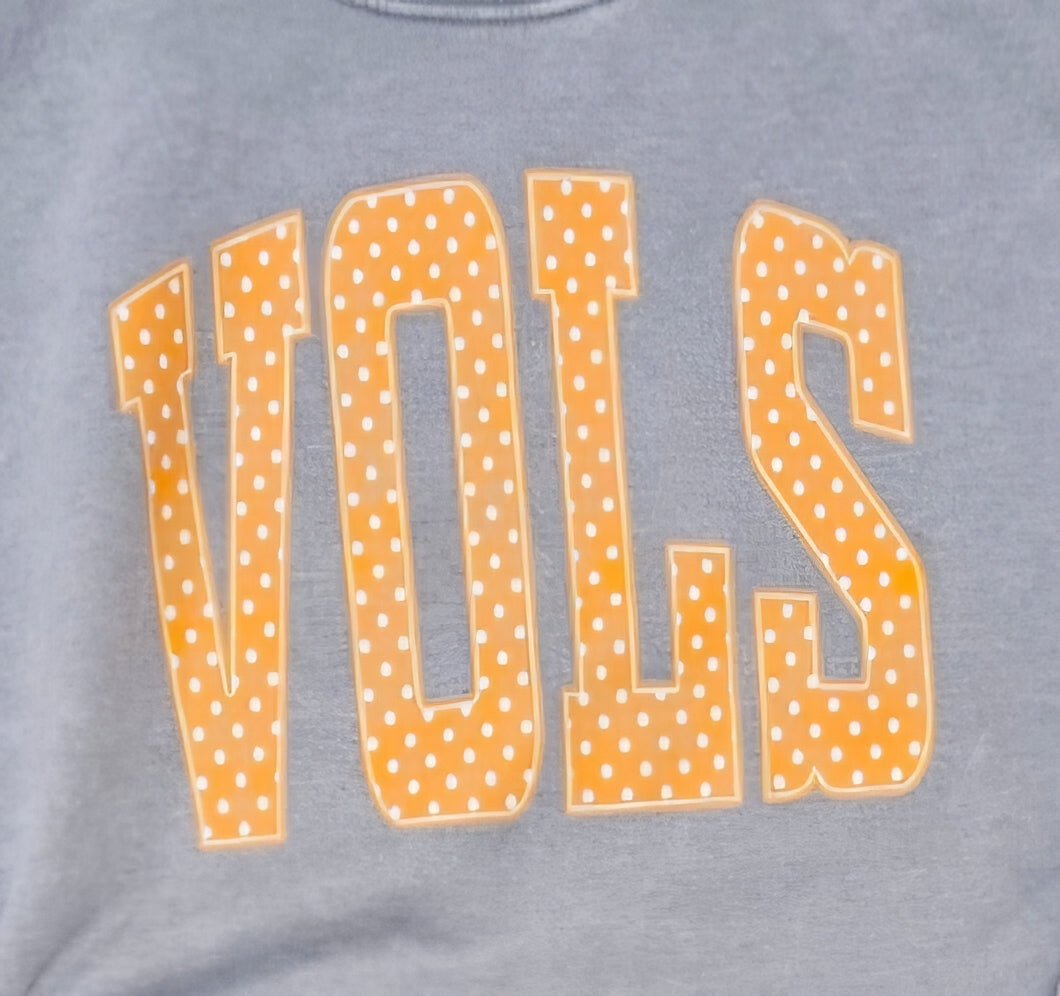 Curvy VOLS Polka Dot Sleet SS