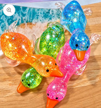 Duck Glitter Maltose Squishy