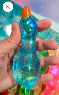 Duck Glitter Maltose Squishy