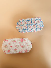 Floral Toile Makeup Bag - 2 Designs!