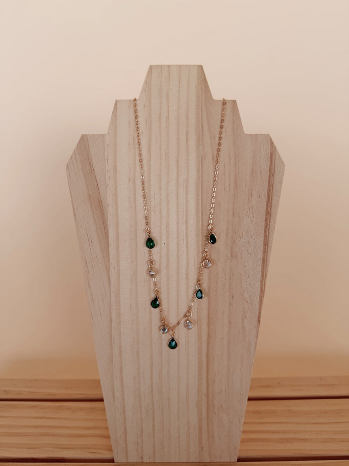 Multi Drop Pendant Necklace - 2 Colors!