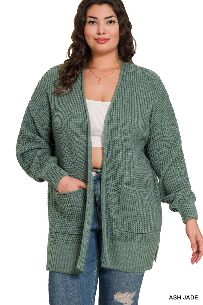 Waffle Cardigan- 10 Colors!