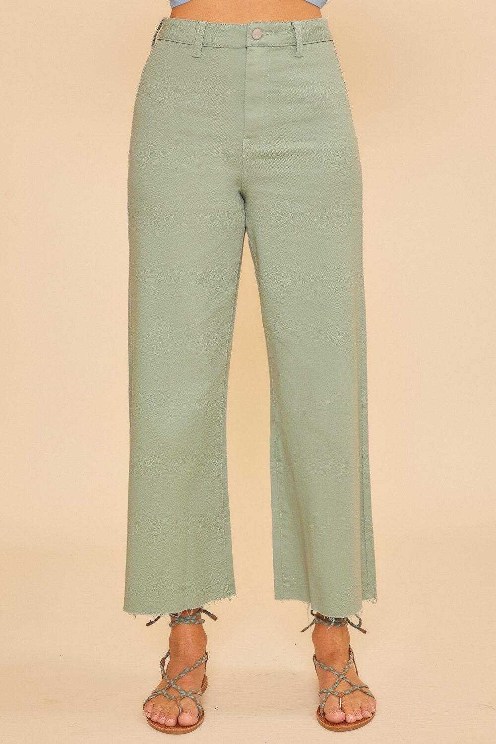 Stretch Wide Leg Denim Jean - 10 Colors