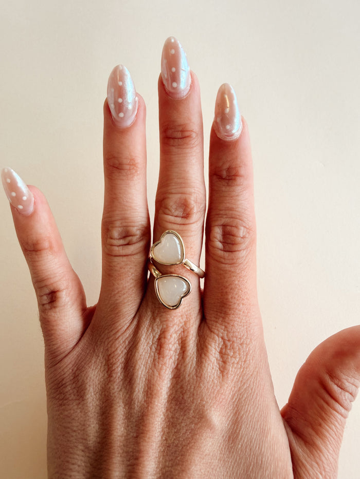 Acrylic Heart Ring