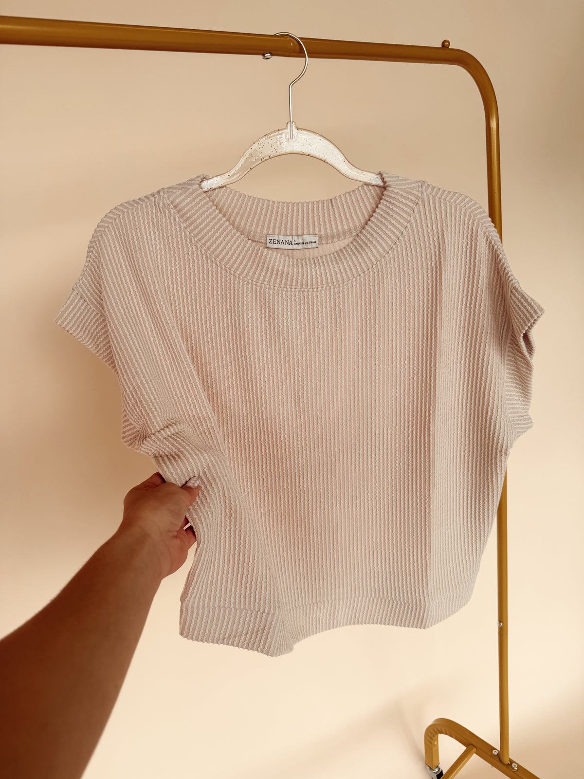 Ribbed Tee - 3 Colors!