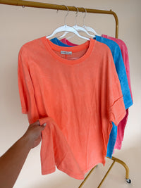 Curvy Light Weight Tee- 8 Colors!