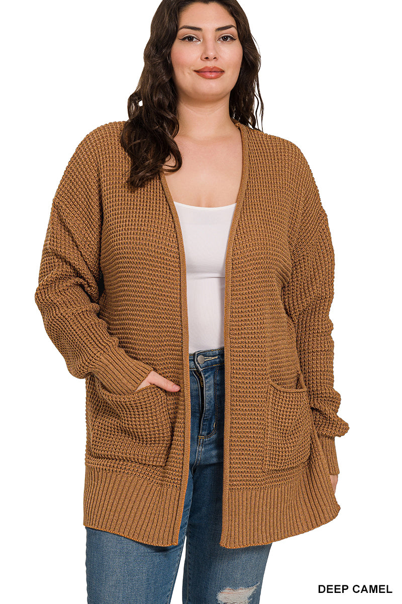 Waffle Cardigan- 10 Colors!