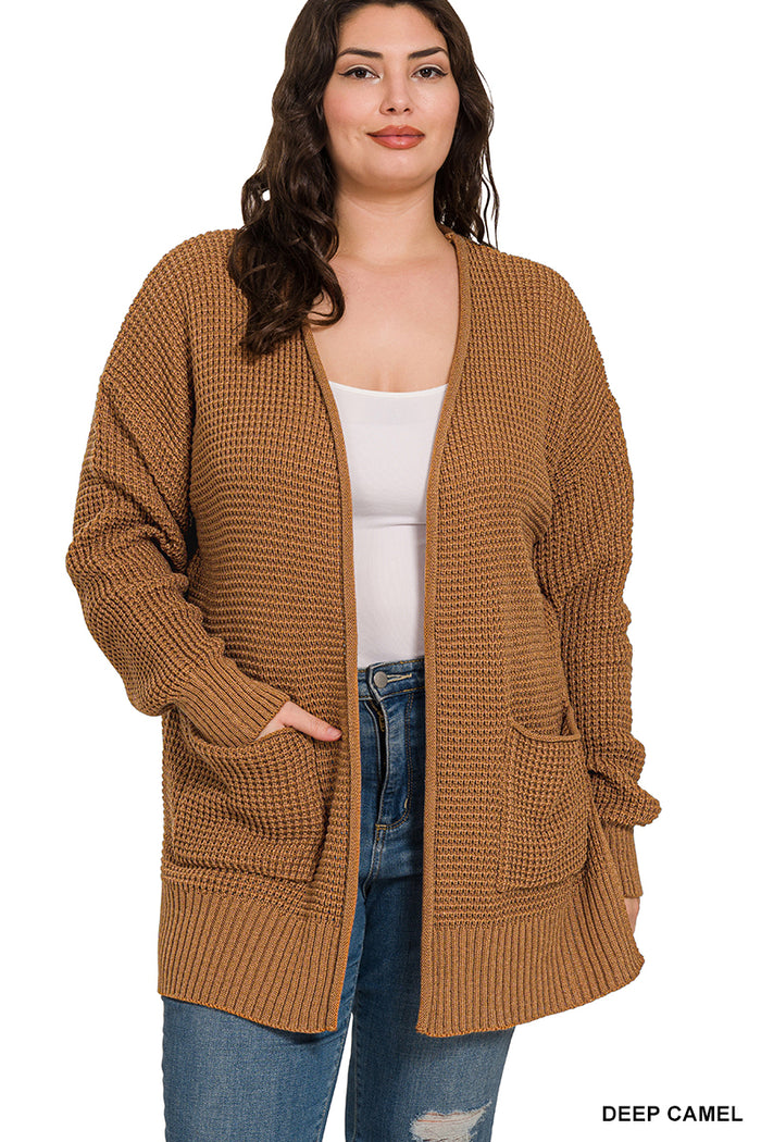 Waffle Cardigan- 10 Colors!