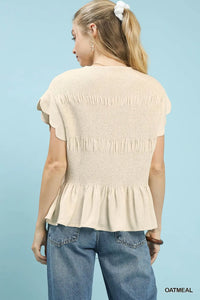Linen Blend Two Piece Set- 2 Colors!