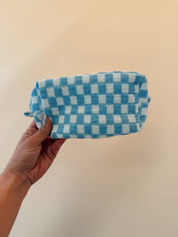 Checker Cosmetic Bag - 2 Colors