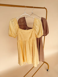 Pleated Bodice SS Dress