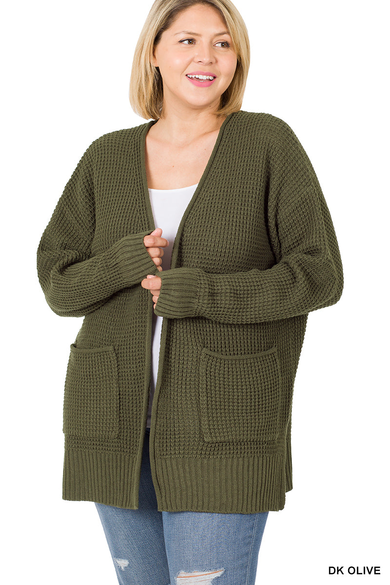 Waffle Cardigan- 10 Colors!
