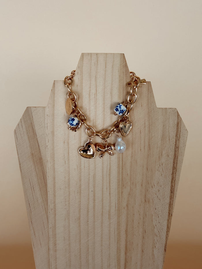 Ceramic Porcelain Charm Bracelet