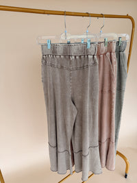 Flare Mineral Wash Pant - 3 Colors!