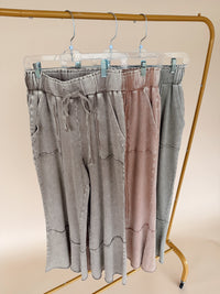 Flare Mineral Wash Pant - 3 Colors!