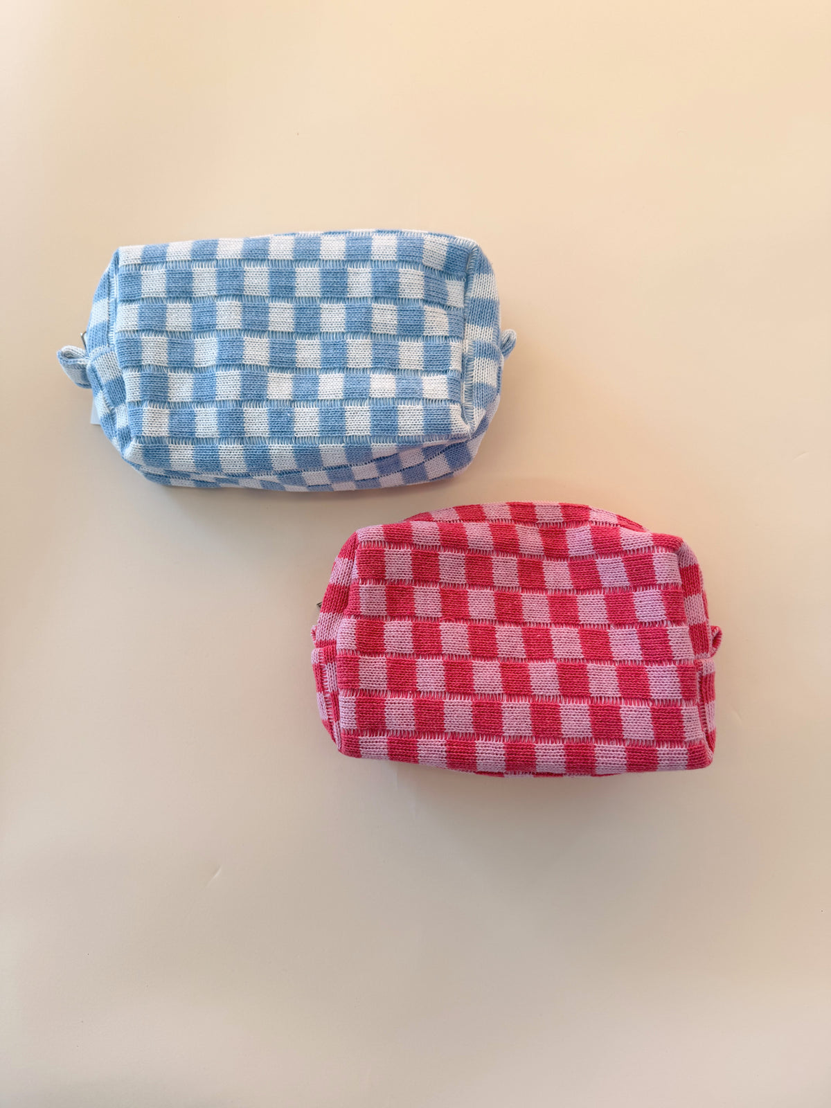 Checker Cosmetic Bag - 2 Colors