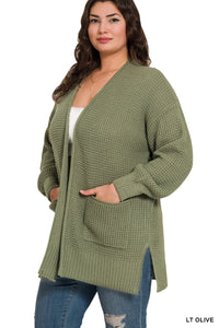 Waffle Cardigan- 10 Colors!