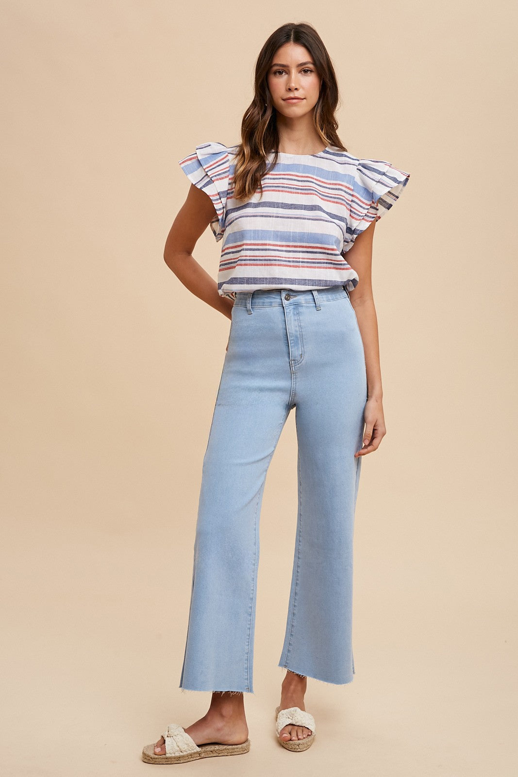 Stretch Wide Leg Denim - 2 Colors