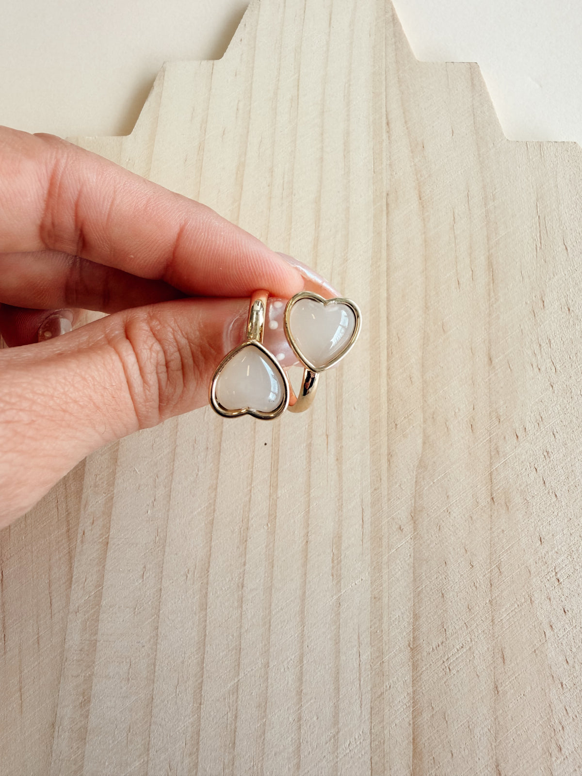 Acrylic Heart Ring