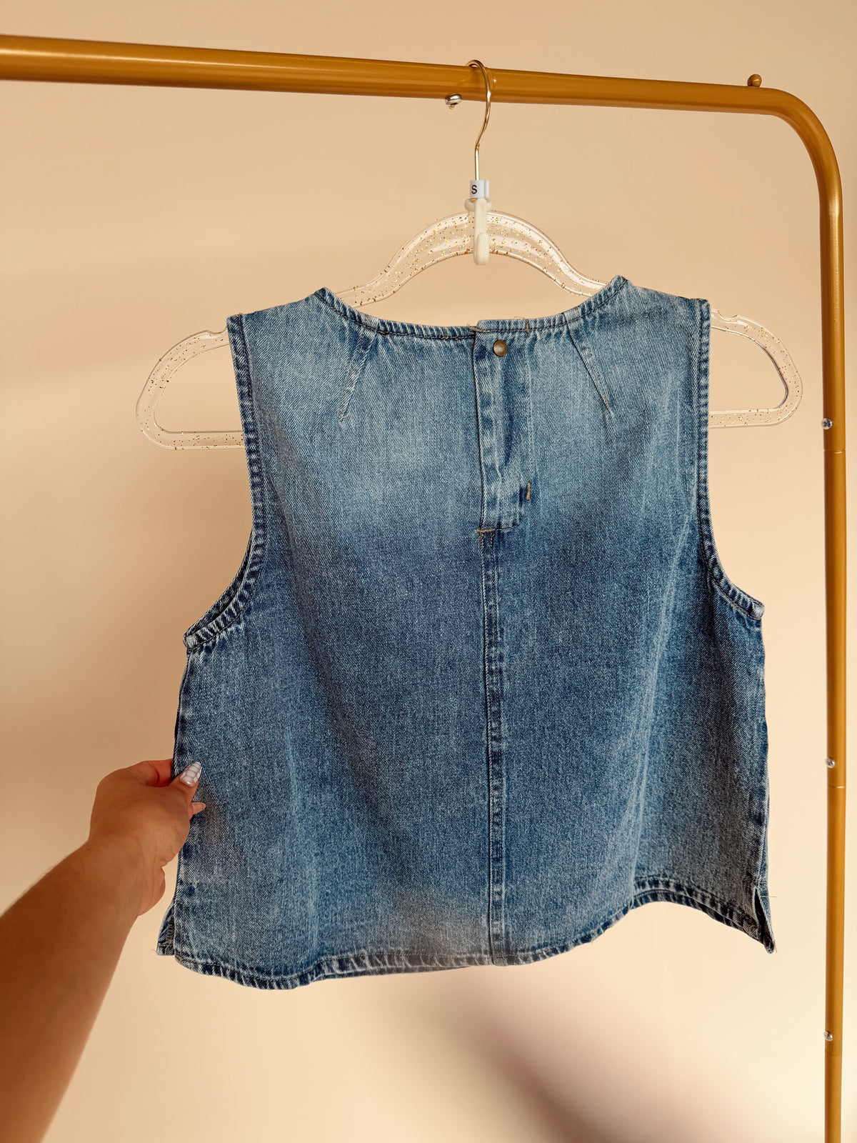 Washed Denim 2 Piece Set