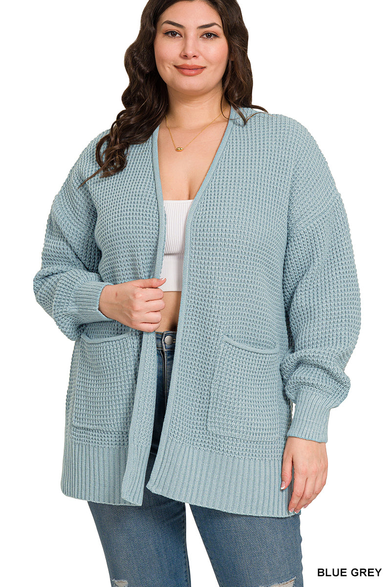 Waffle Cardigan- 10 Colors!