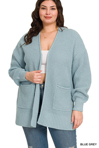 Waffle Cardigan- 10 Colors!