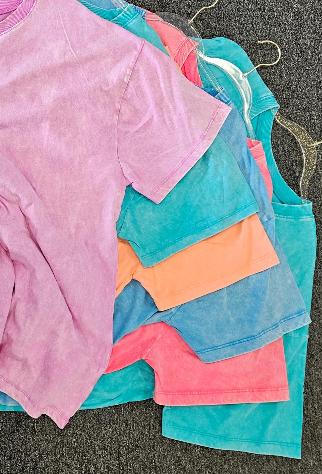 Curvy Light Weight Tee- 8 Colors!