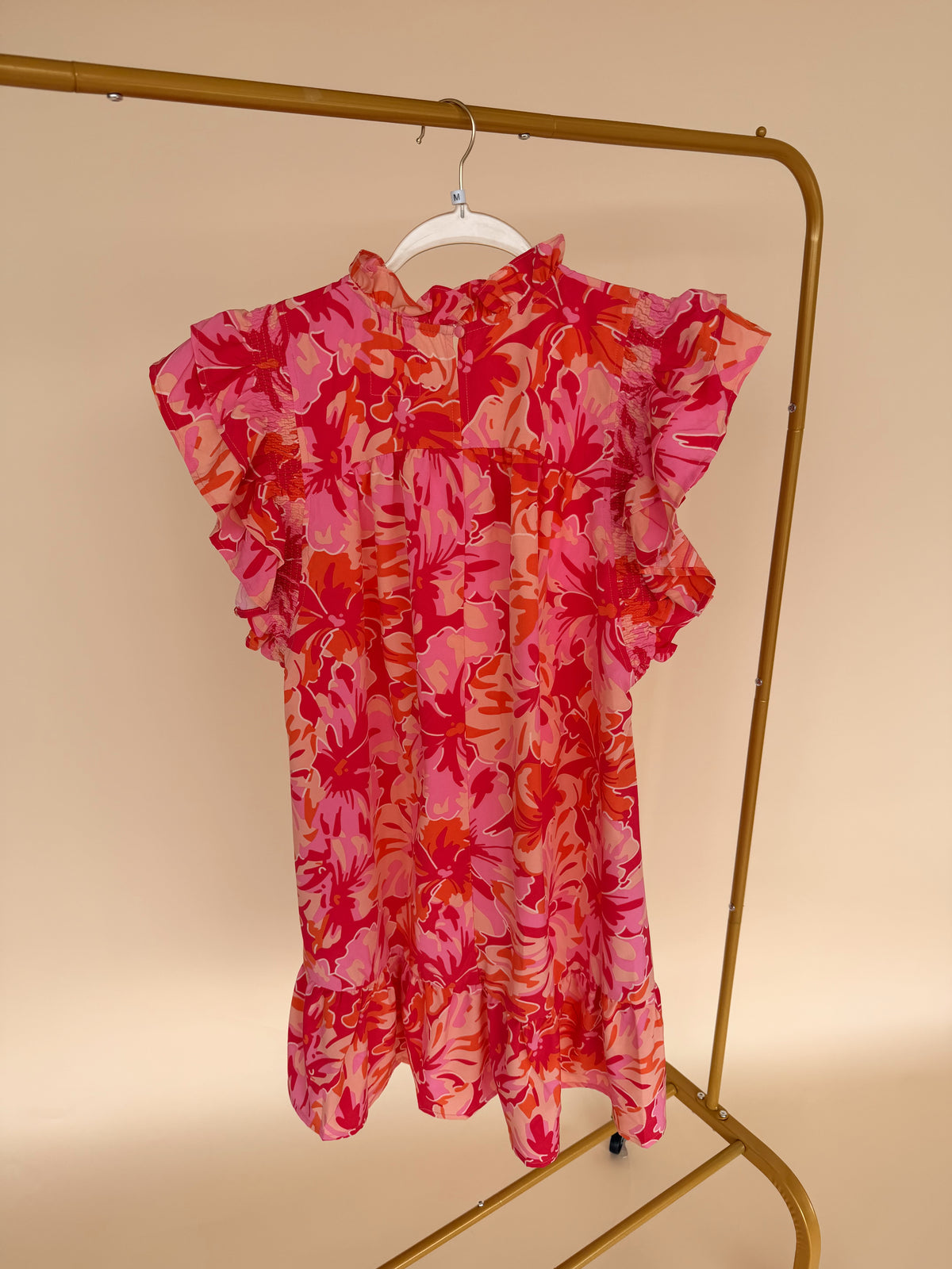 Flutter Dress Magenta Mix