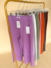 Stretch Wide Leg Denim Jean - 10 Colors