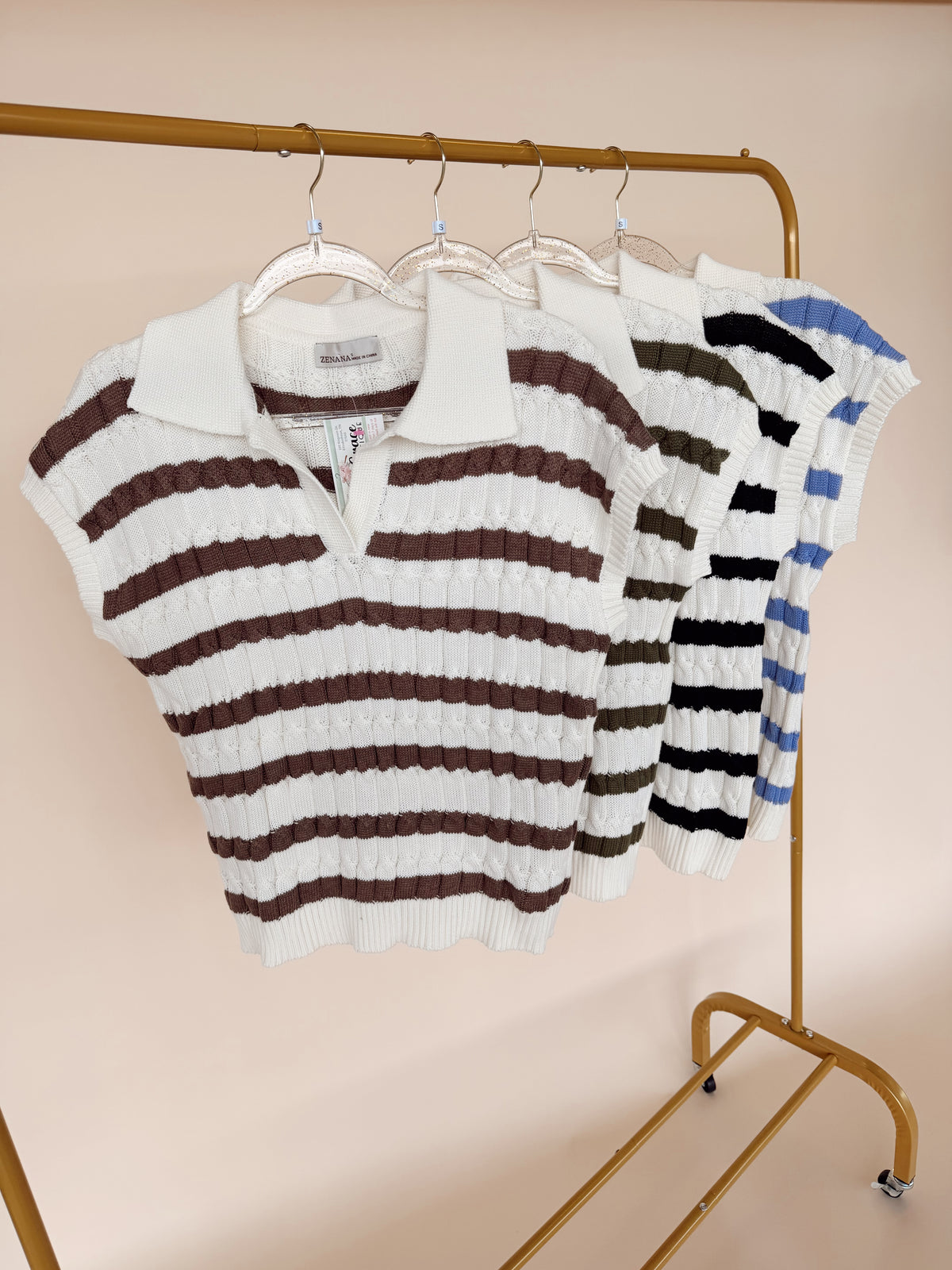 Collared Sweater - 4 Colors