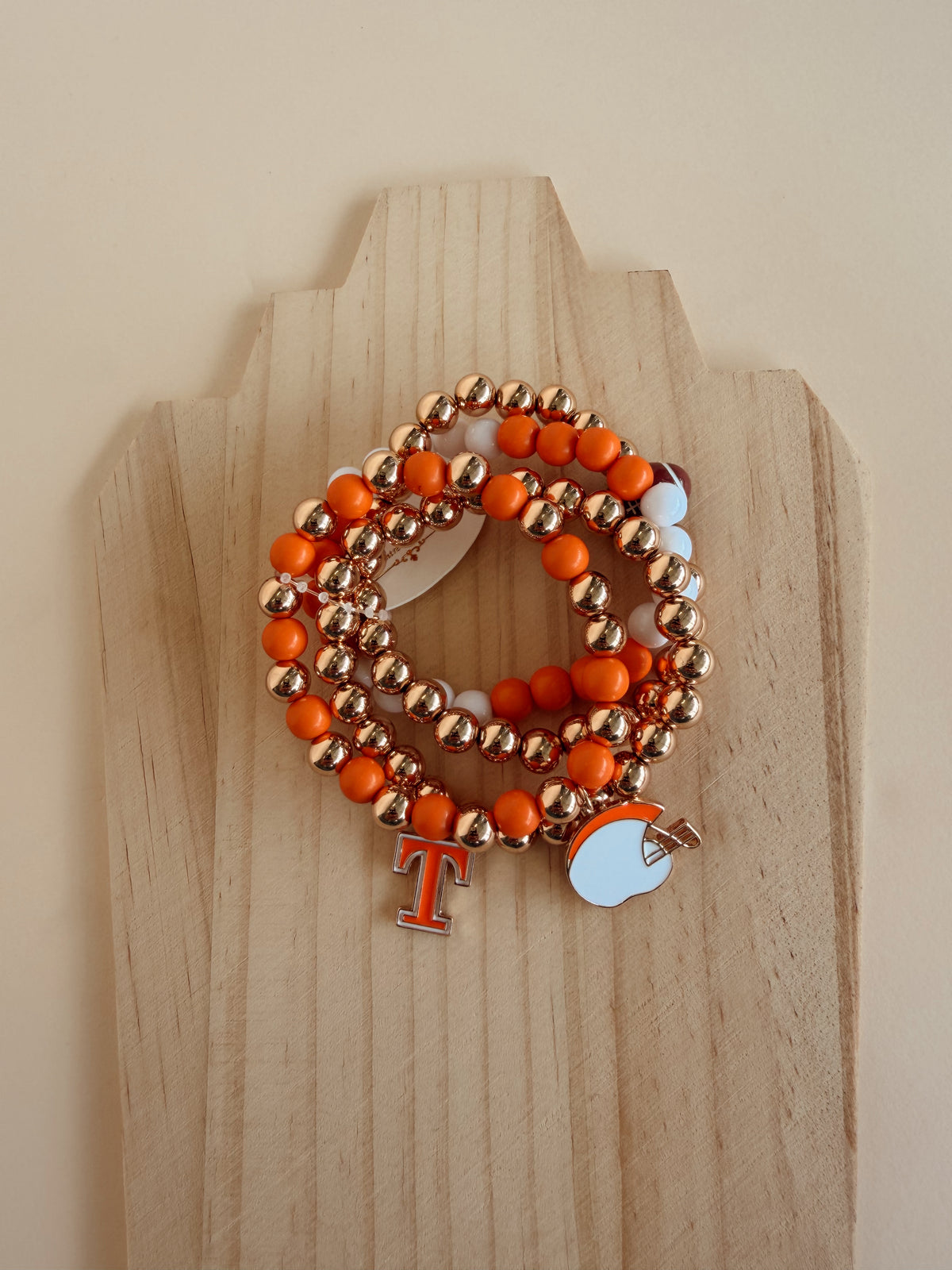 Football Charm Bracelet set