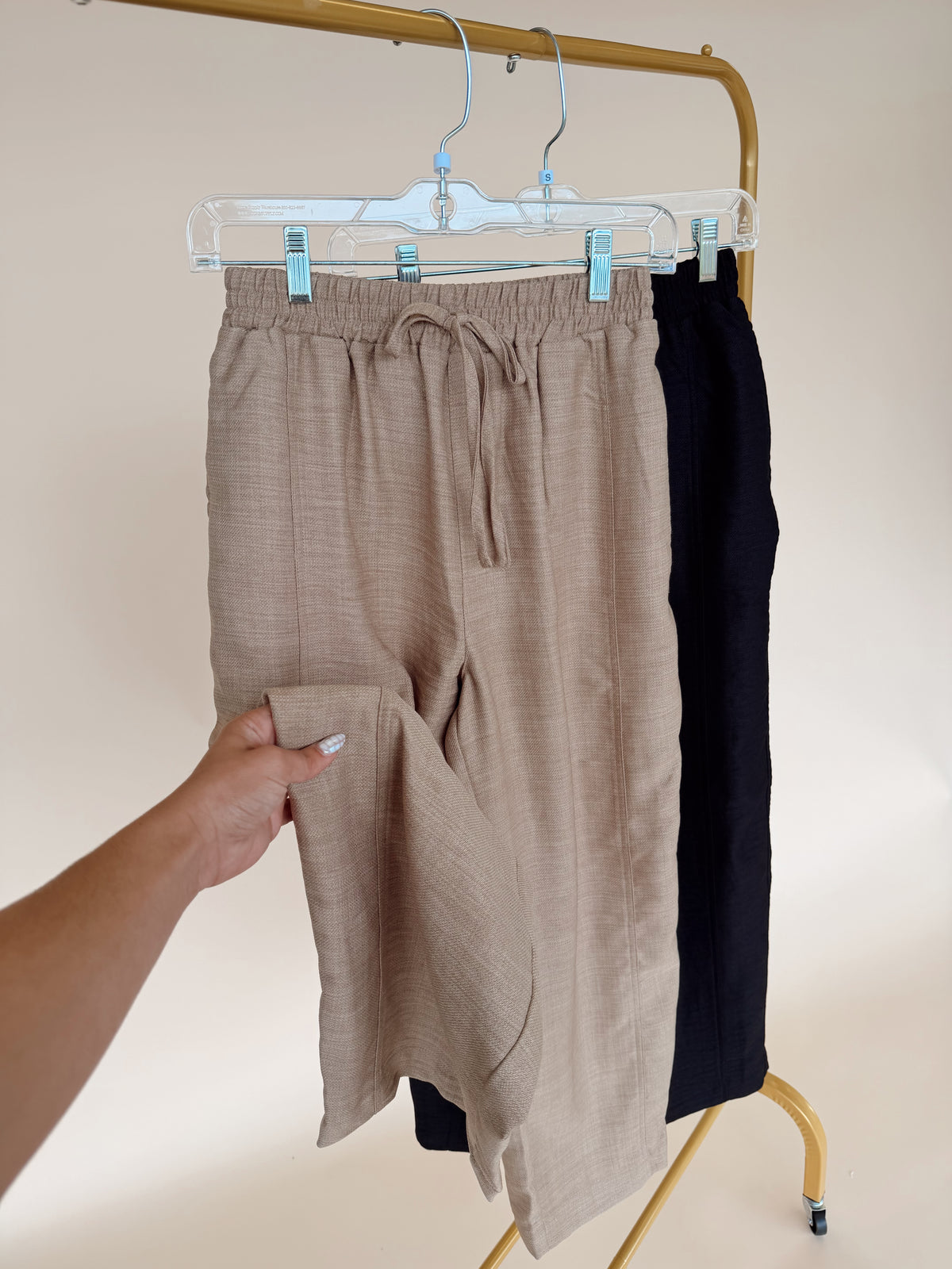 Elastic Waist Casual Pant