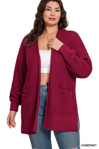 Waffle Cardigan- 10 Colors!