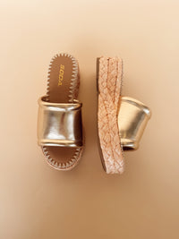 Monte Gold Sandal