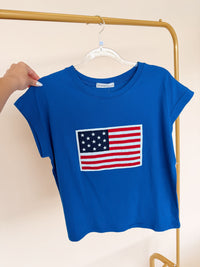 USA Flag Tee - 4 Colors!