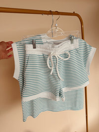 2 Piece Stripe Set - 4 Colors!