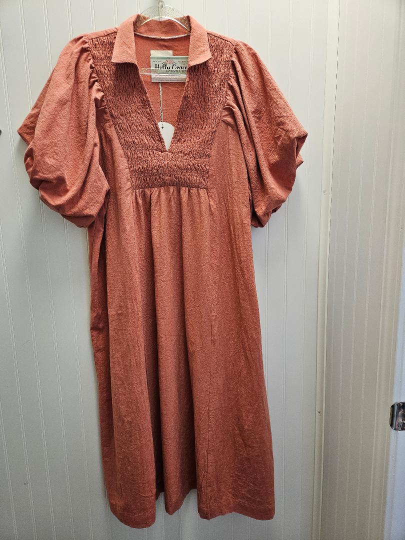 Smocked Front Yoke Midi Dress in 2 Colors!