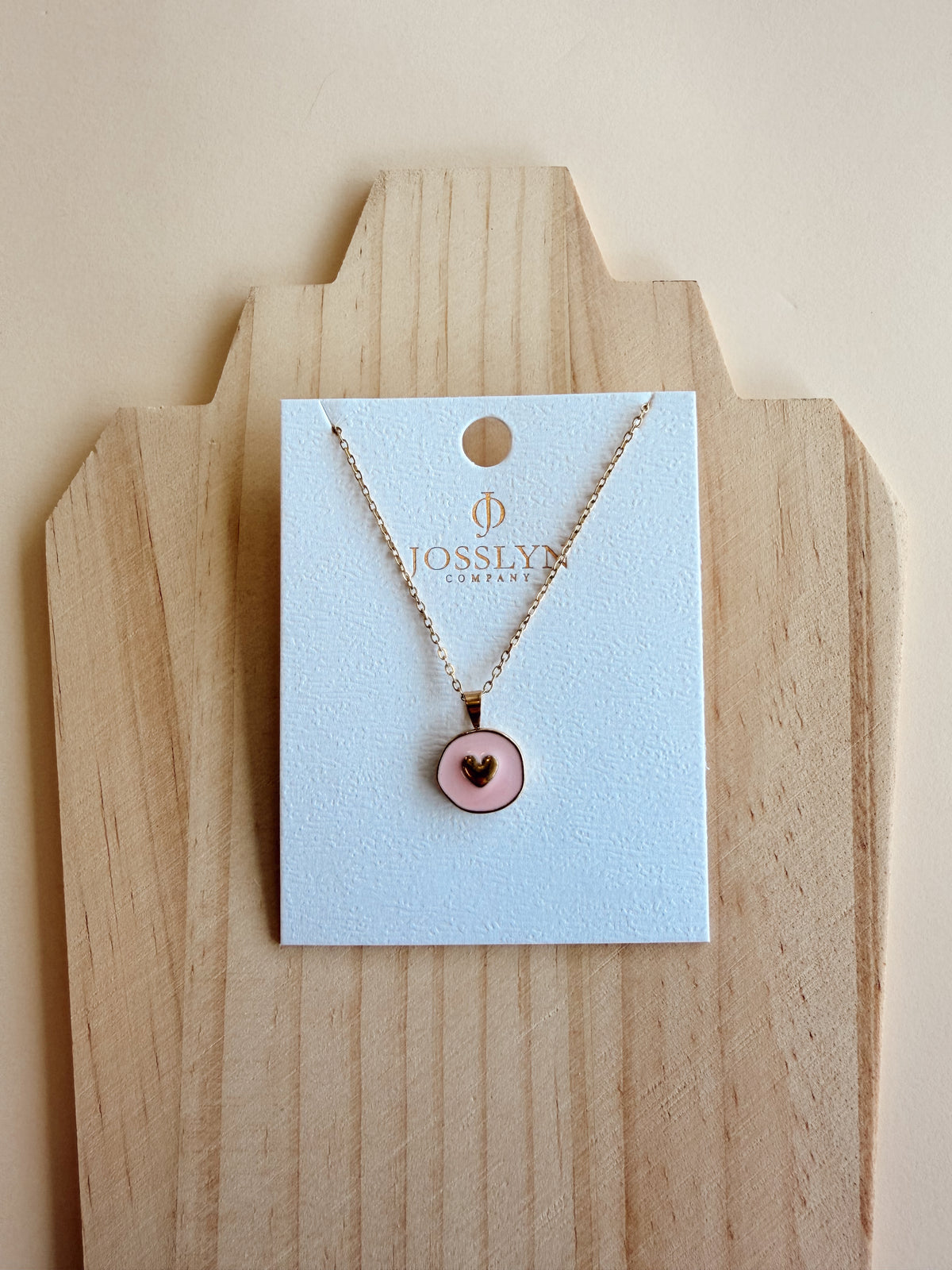 SS TF Heart Necklace - 2 Colors