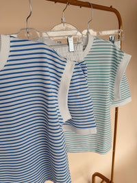 2 Piece Stripe Set - 4 Colors!