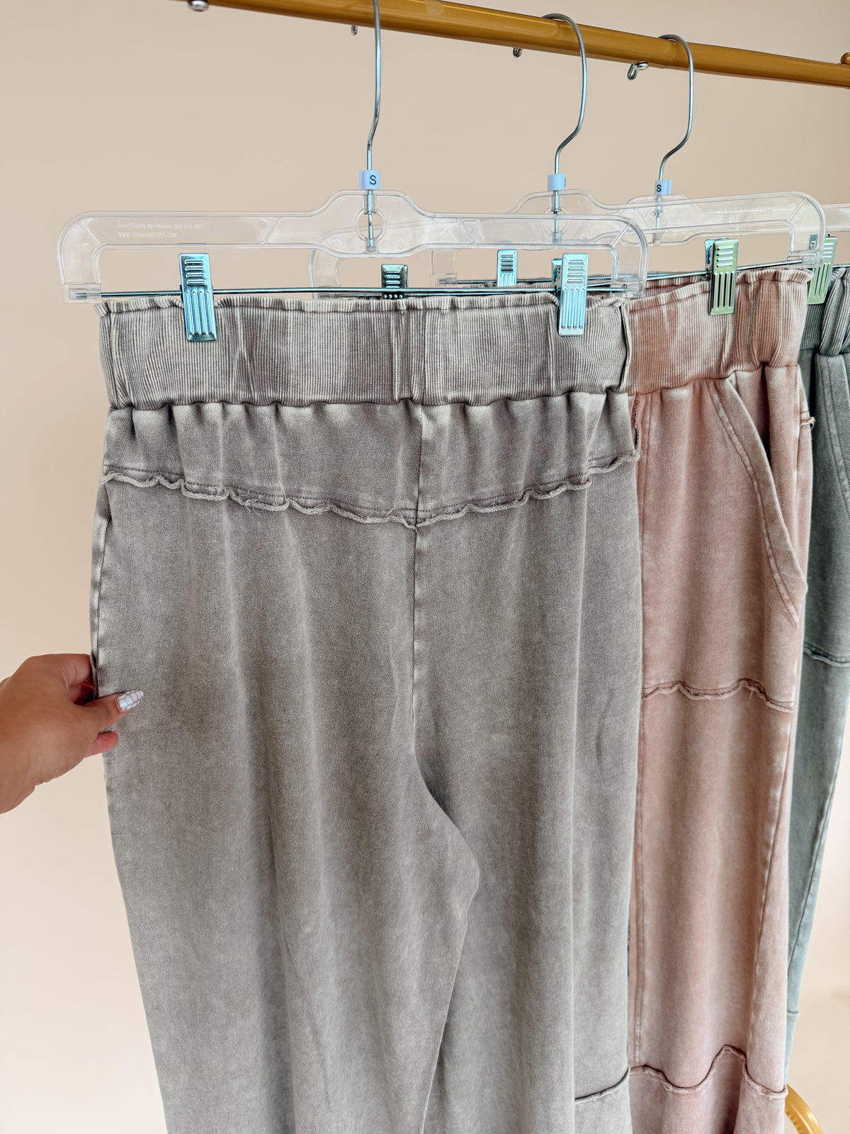 Flare Mineral Wash Pant - 3 Colors!